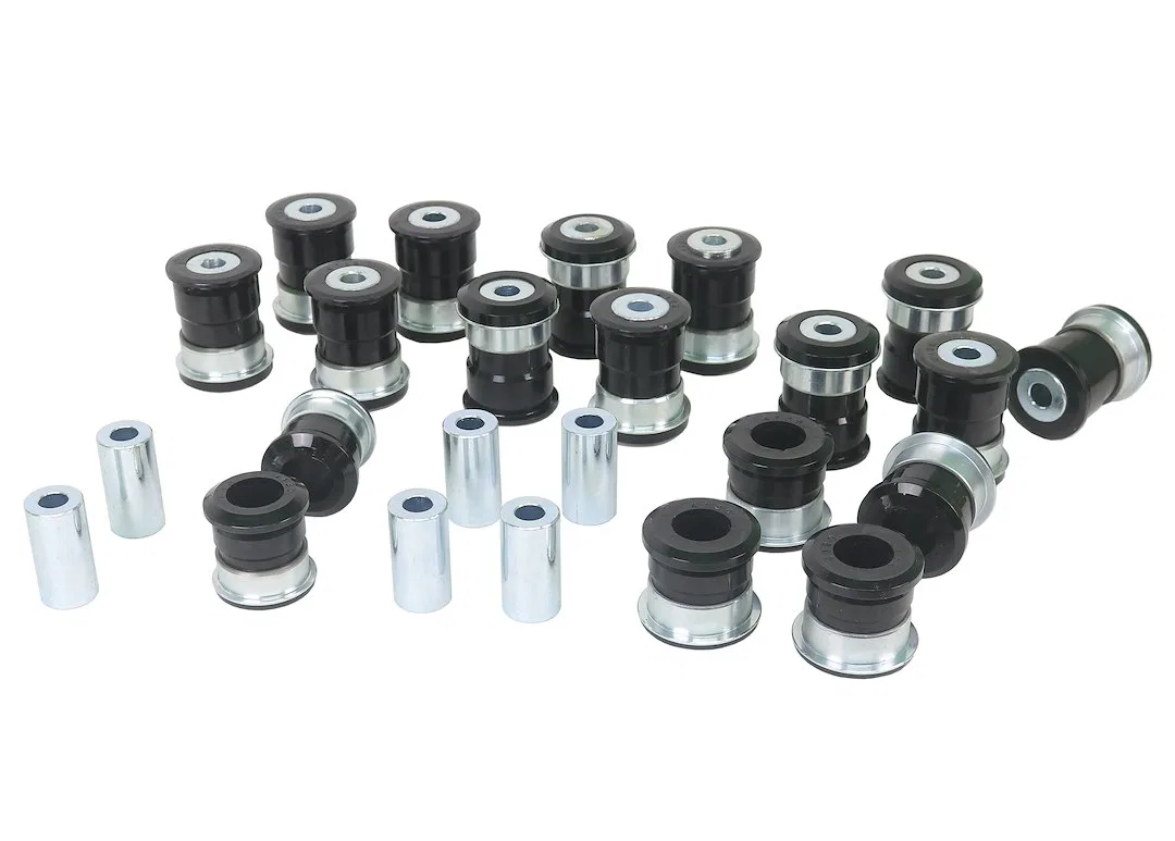 WEK142 – WHITELINE Suspension Bushing Kit, Black Polyurethane With Upper And Lower Control Arm Bushings
